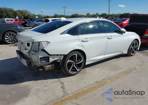 2019 Honda Accord Sport из США, поврежденный, VIN 1HGCV1F33KA077496